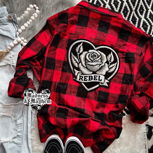 Rebel Patch Flannel