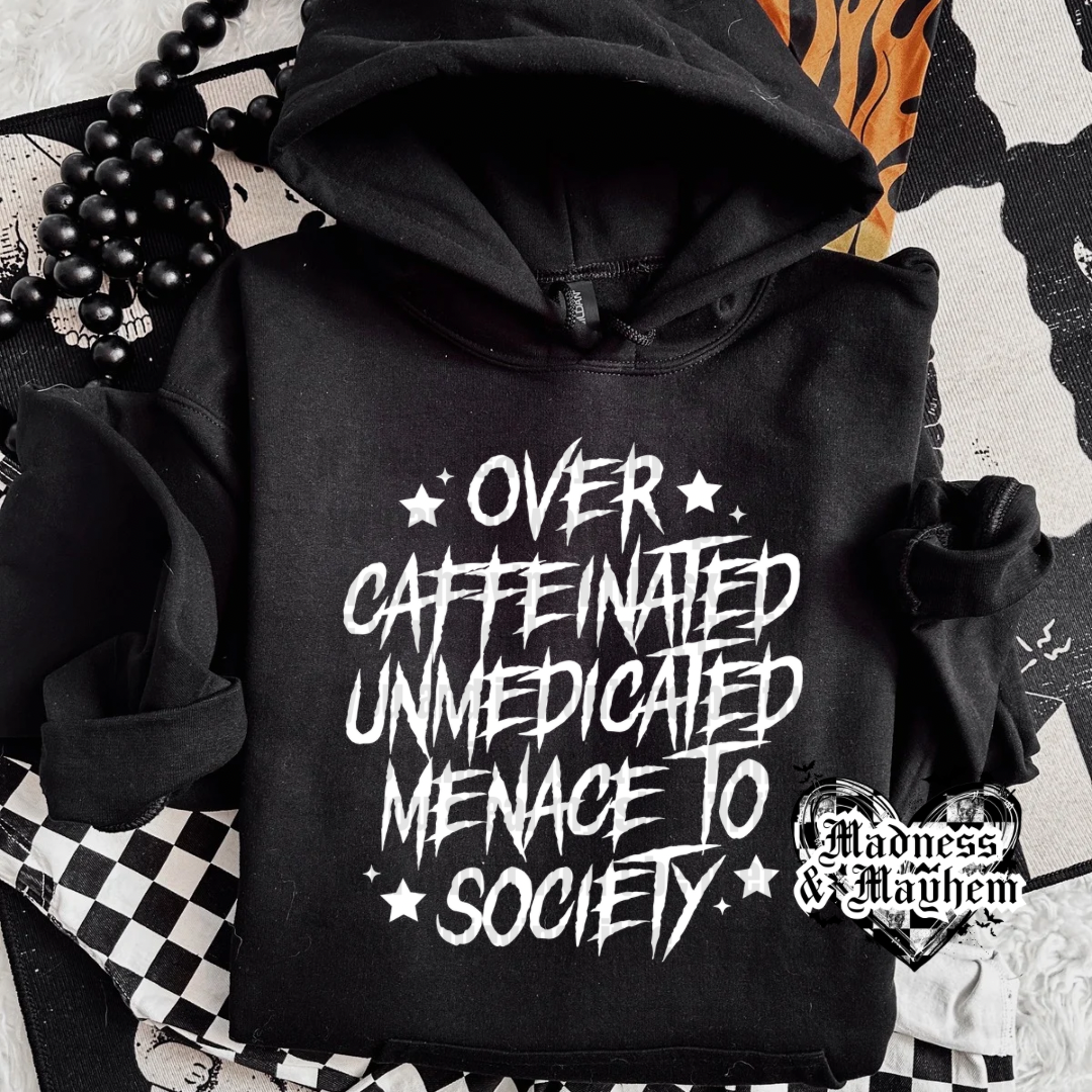 White menace to society hoodie