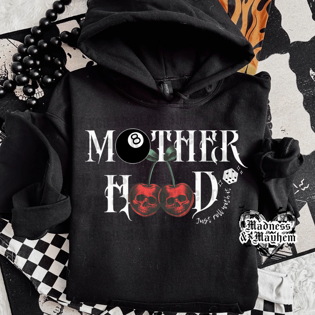 Motherhood roll with it Exclusive hoodie (finished product)