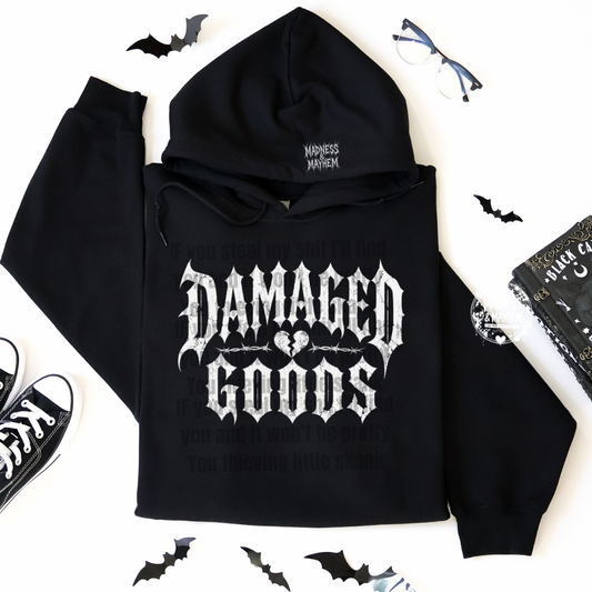 Damaged goods hoodie