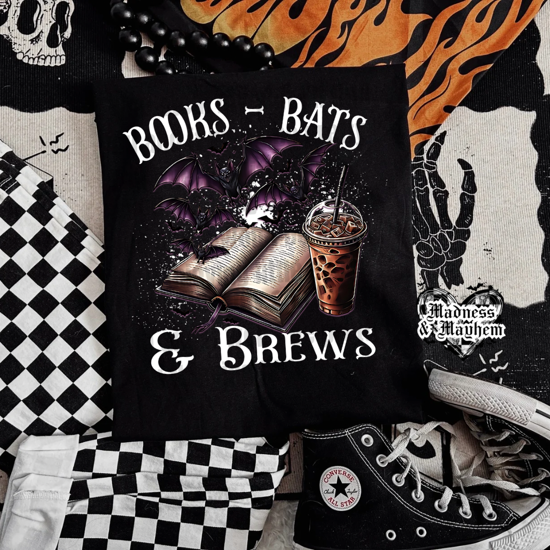 Books bats & brews Shirt (finished product)