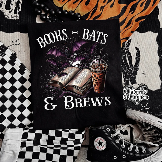 Books bats & brews Shirt (finished product)