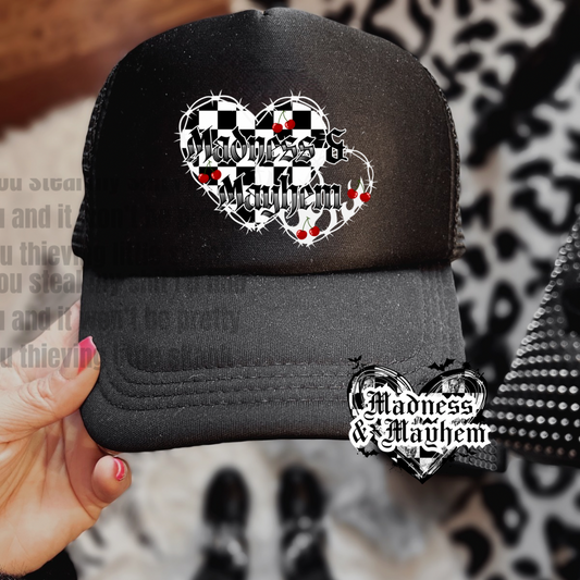 Cherry Madness & Mayhem Trucker Hat