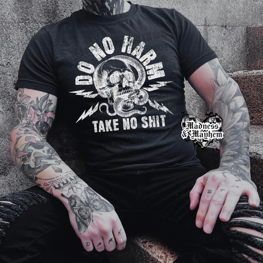 Mens Do no harm take no shit Shirt (finished product)