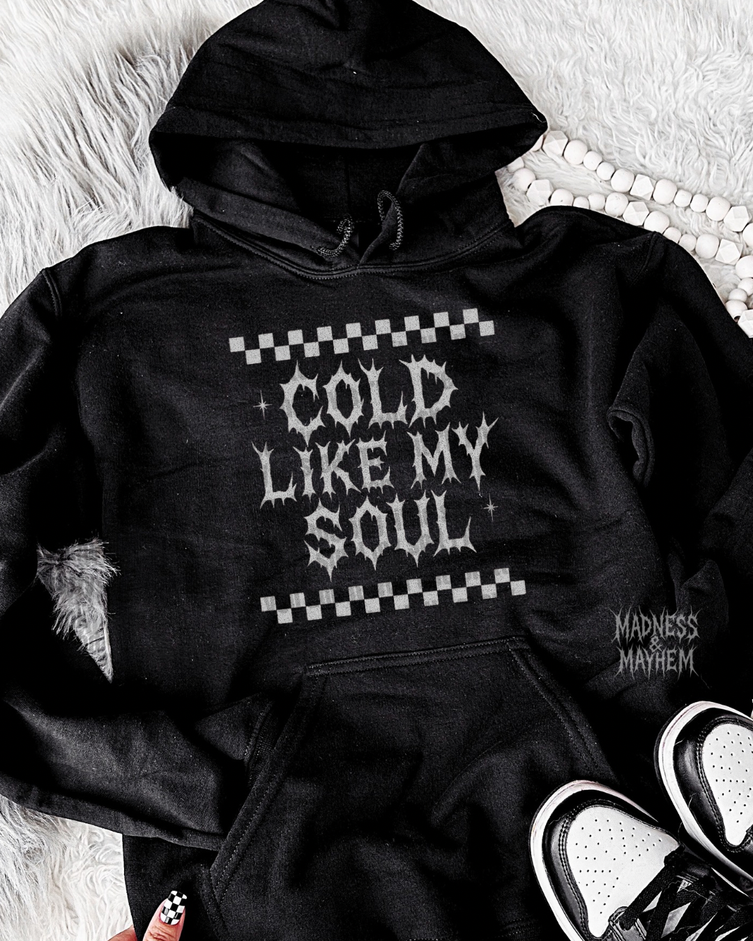 Cold like my soul hoodie