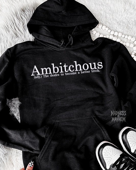 Ambitchous Embroidered Hoodie