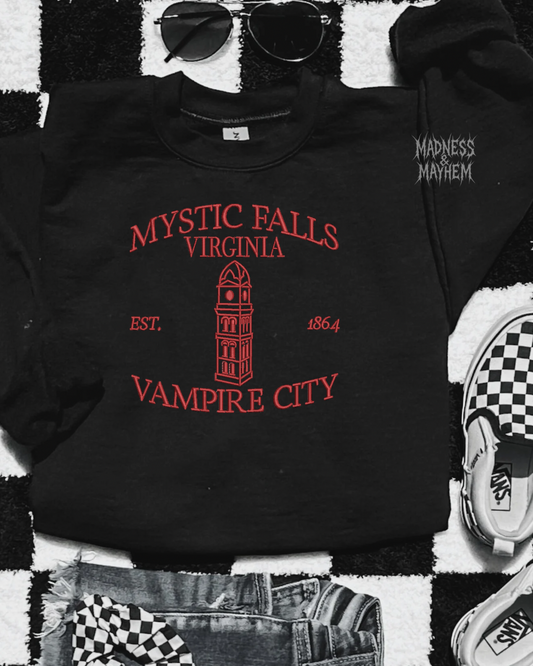 Vampire Diaries embroidered sweatshirt