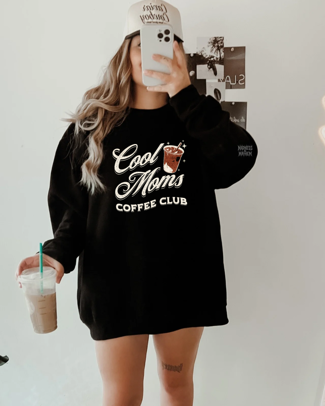 Cool moms coffee club sweatshirt