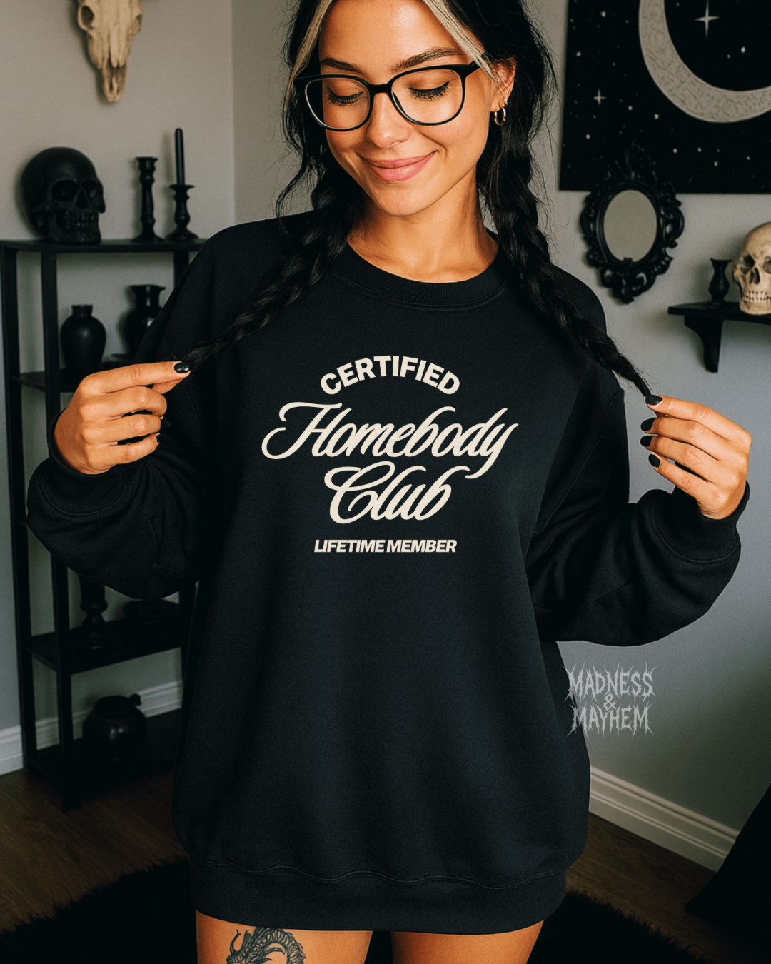Homebody club sweatshirt