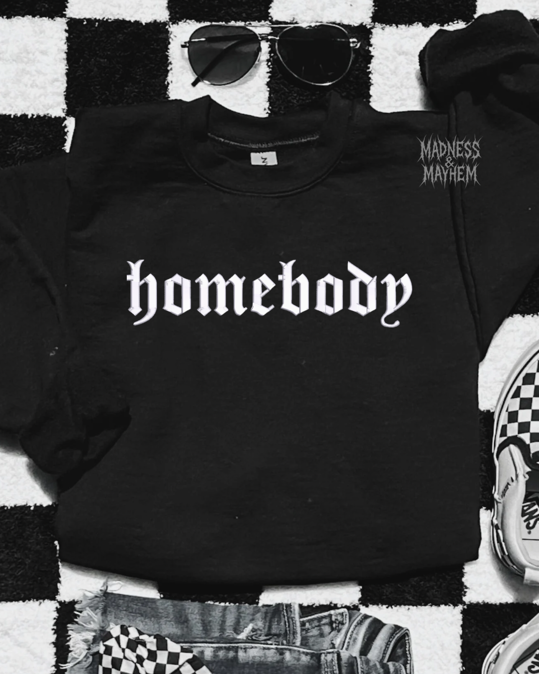 Homebody embroidered sweatshirt