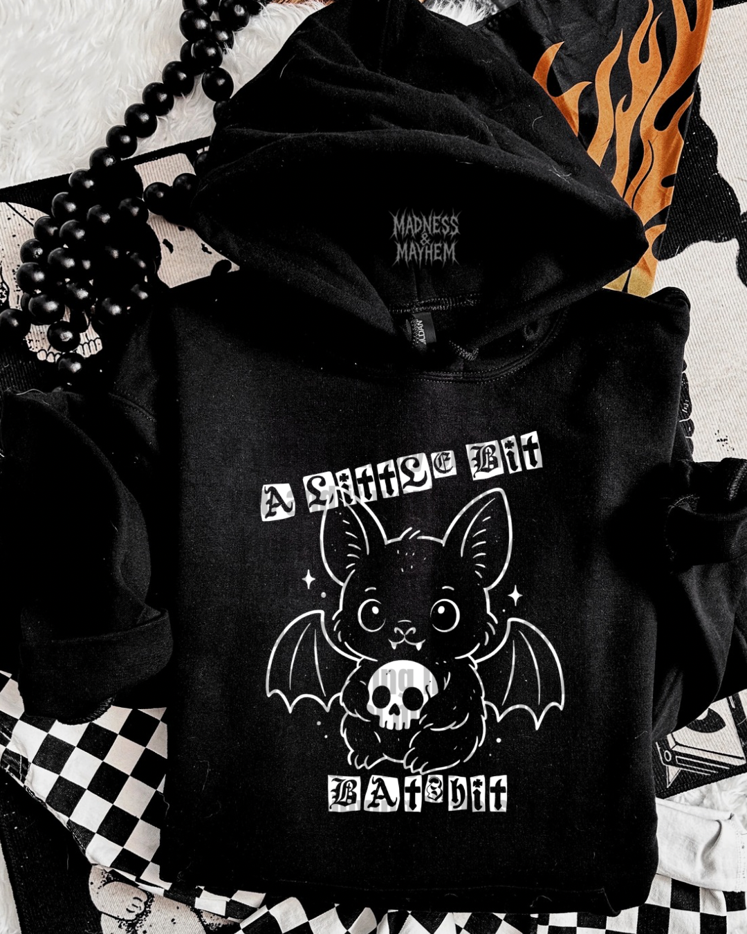 A little bit batshit hoodie