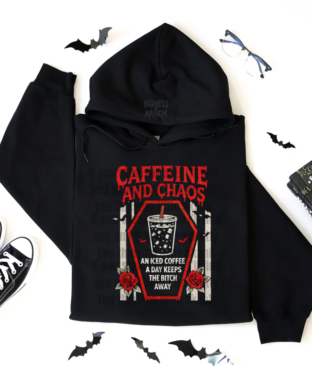 An iced coffee a day hoodie