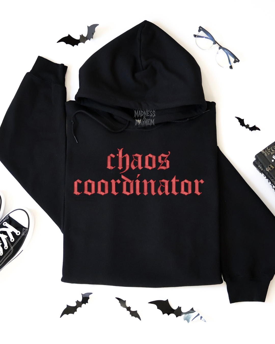 Chaos coordinator Embroidered Hoodie
