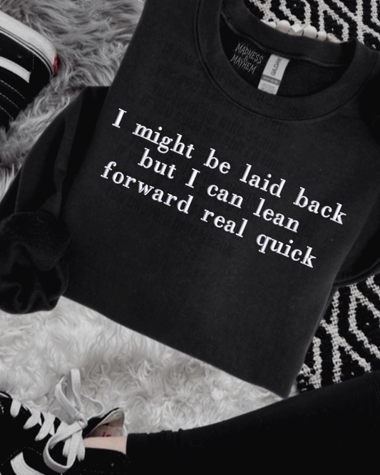 Laid back embroidered sweatshirt