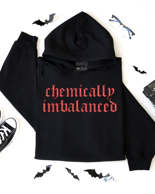 Chemically imbalanced Embroidered Hoodie