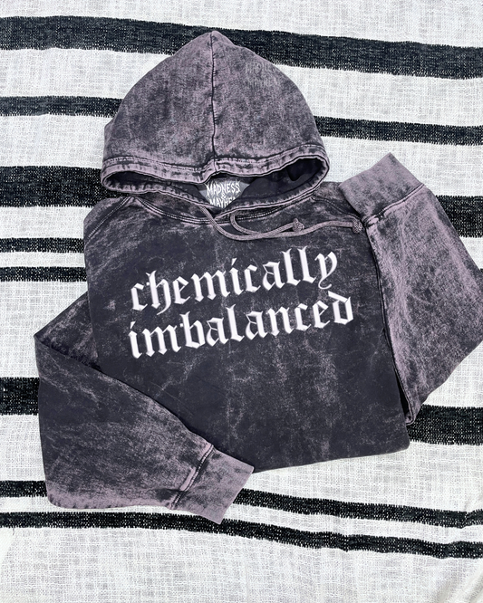 Chemically imbalanced mineral wash Hoodie