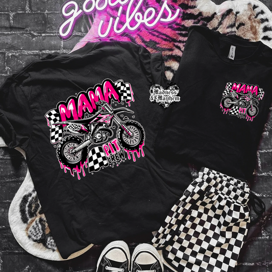Moto Mama FRONT/BACK Shirt (finished product)