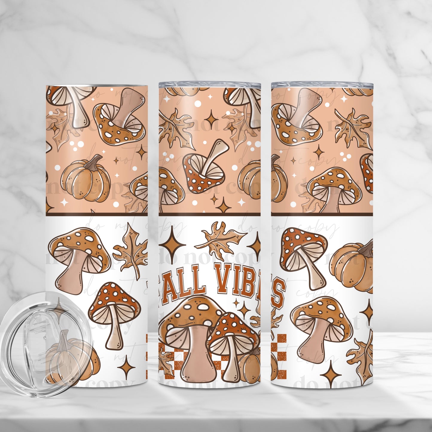 Fall Vibes 20z Tumbler Wrap (sublimation transfer)