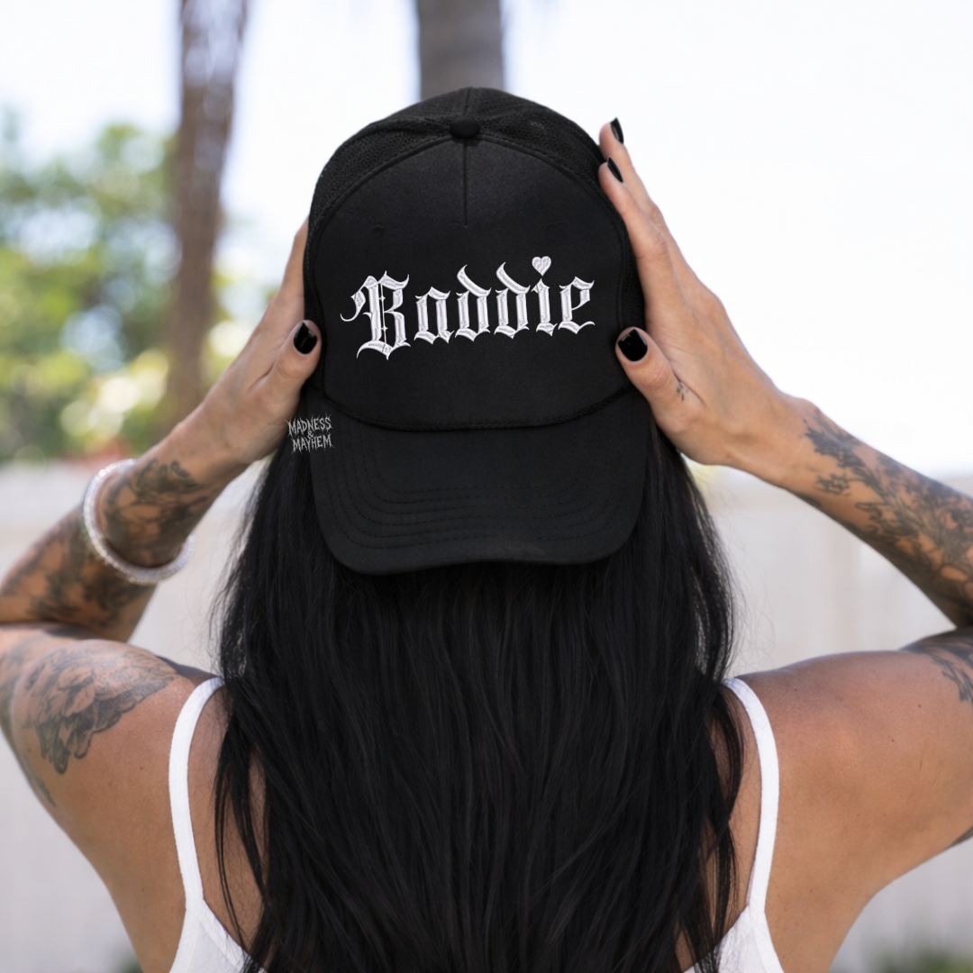 Baddie embroidered Trucker Hat