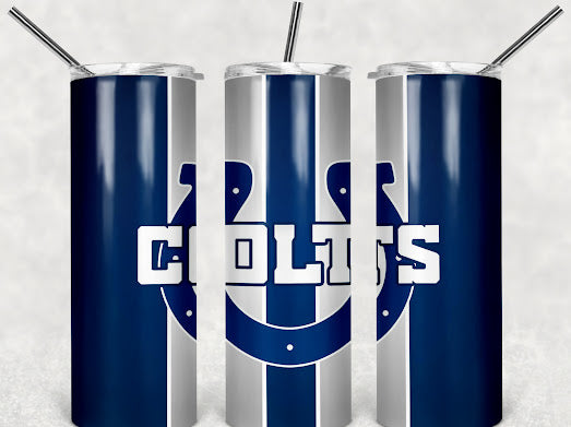 Colts football 20z Tumbler Wrap (sublimation transfer)