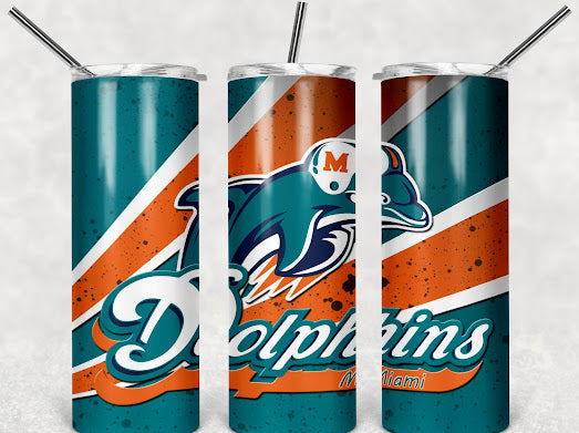 Miami football 20z Tumbler Wrap (sublimation transfer)