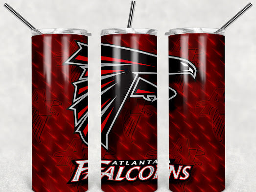 Falcons football 20z Tumbler Wrap (sublimation transfer)