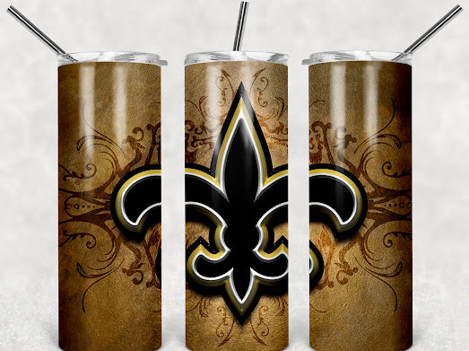 Saints football 20z Tumbler Wrap (sublimation transfer)