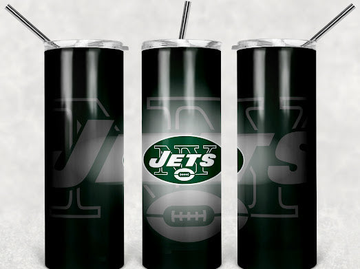 Jets football 20z Tumbler Wrap (sublimation transfer)