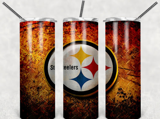 Pittsburg football 20z Tumbler Wrap (sublimation transfer)