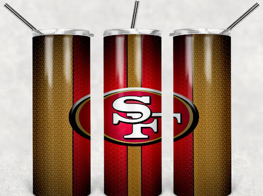 49ers football 20z Tumbler Wrap (sublimation transfer)