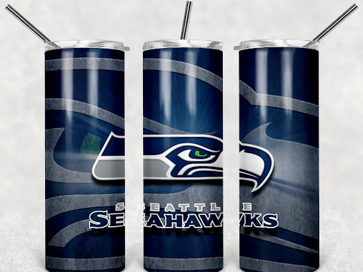 Seahawks football 20z Tumbler Wrap (sublimation transfer)