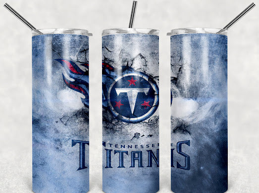 Titans football 20z Tumbler Wrap (sublimation transfer)