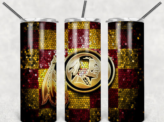 Washington football 20z Tumbler Wrap (sublimation transfer)