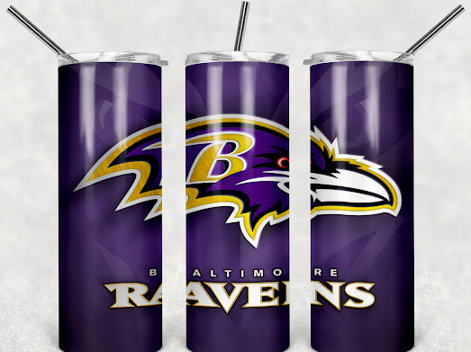 Ravens football 20z Tumbler Wrap (sublimation transfer)