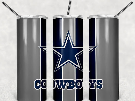 Cowboys football 20z Tumbler Wrap (sublimation transfer)