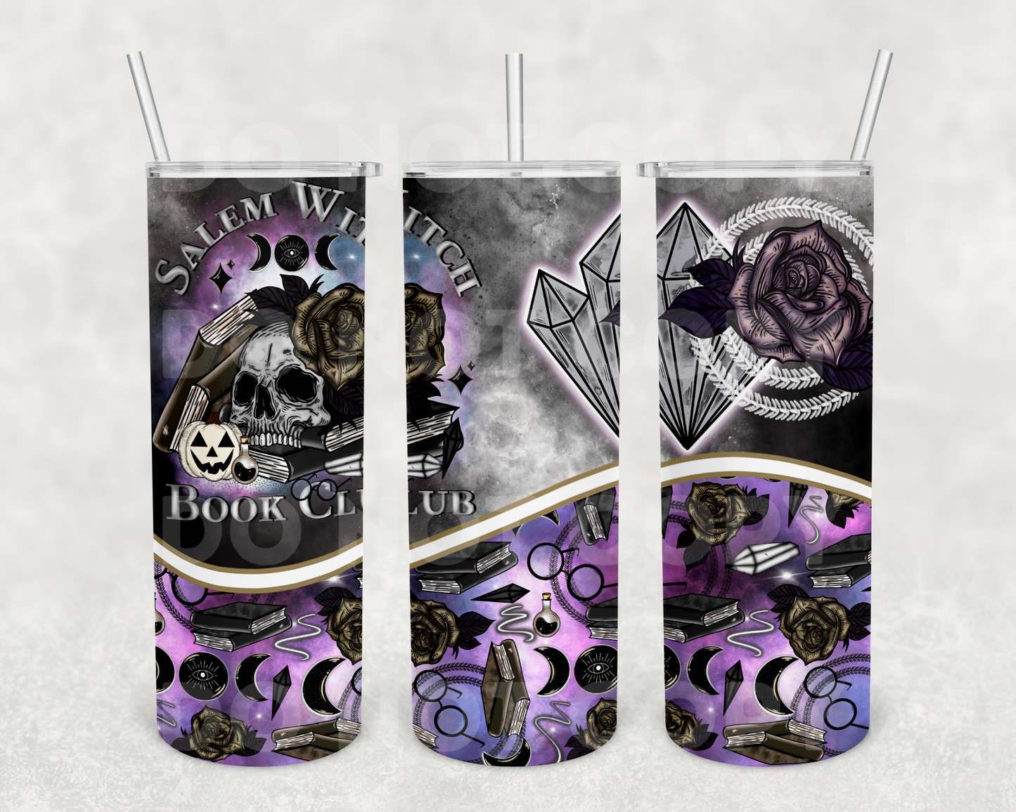 Salem Witch Club 20z Tumbler Wrap (sublimation transfer)