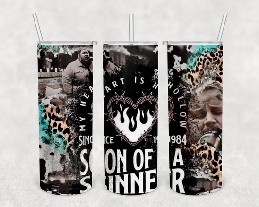 Jelly Roll Son of a Sinner 20z Tumbler Wrap (sublimation transfer)