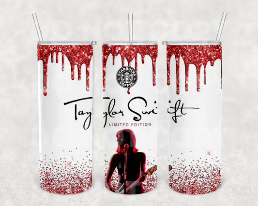 Taylor Red 20z Tumbler Wrap (sublimation transfer)