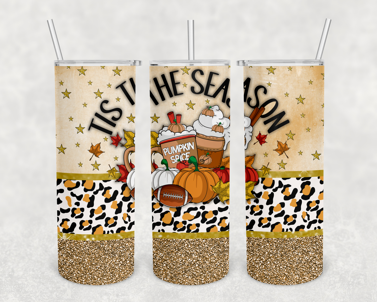 Tis the Season Fall 20z Tumbler Wrap (sublimation transfer)