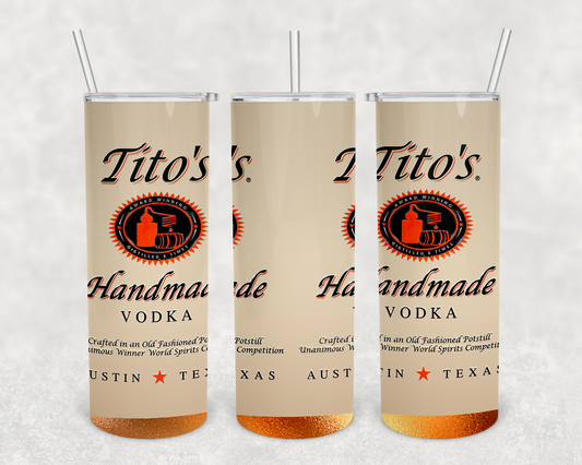 Titos 20z Tumbler Wrap (sublimation transfer)