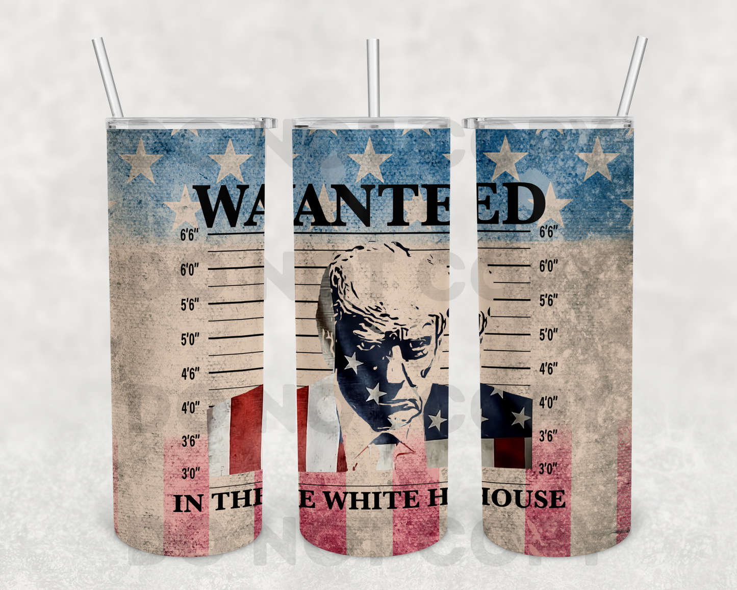 Wanted in the whitehouse 20oz Tumbler (finished product)