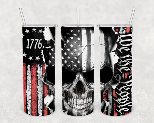 We The People 20z Tumbler Wrap (sublimation transfer)