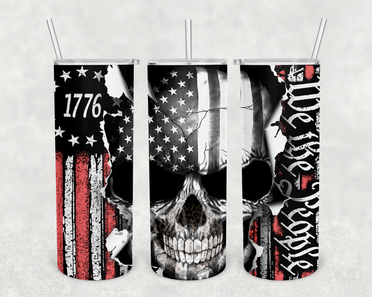 We The People 20oz Tumbler (finished product)