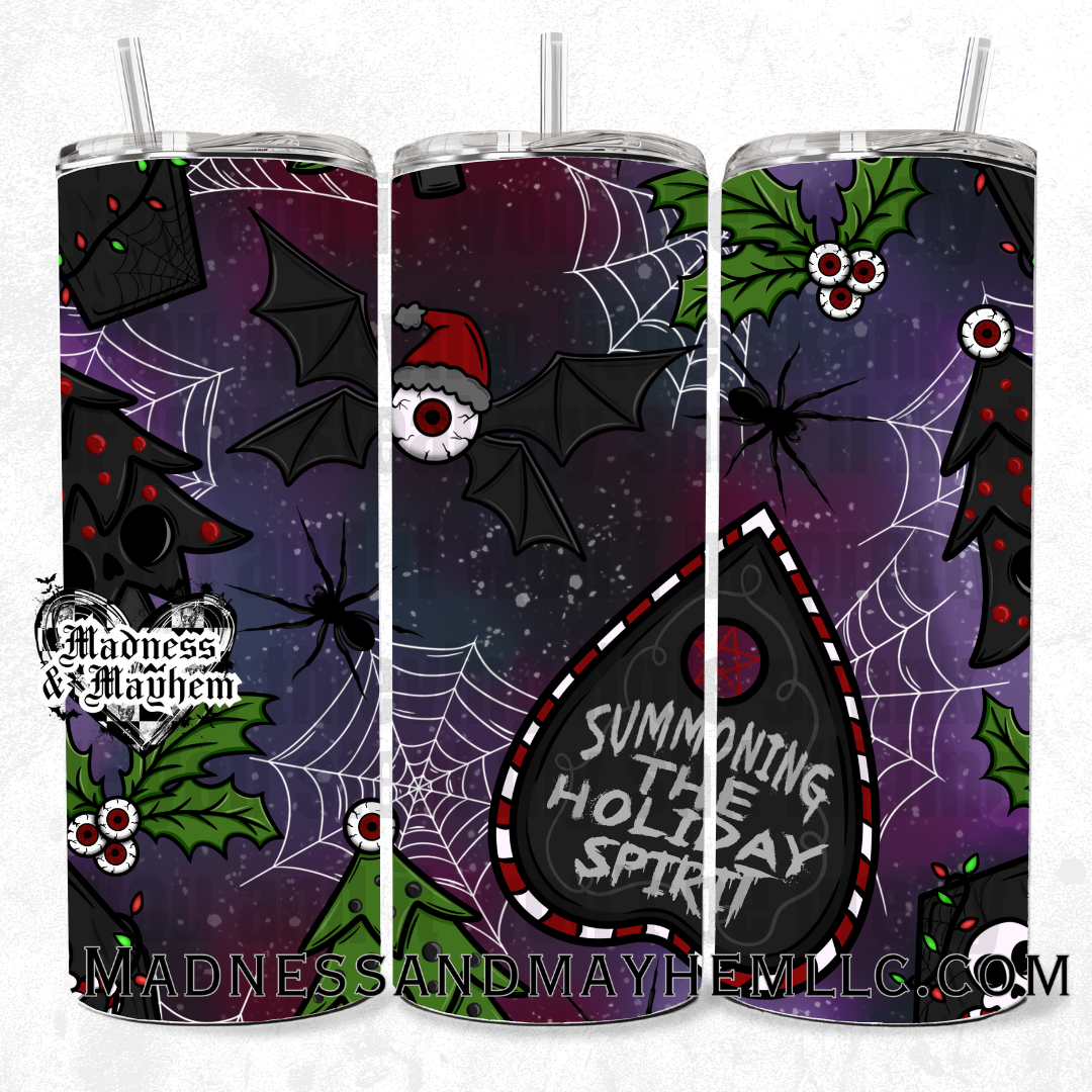 summoning the holiday spirit 20oz tumbler