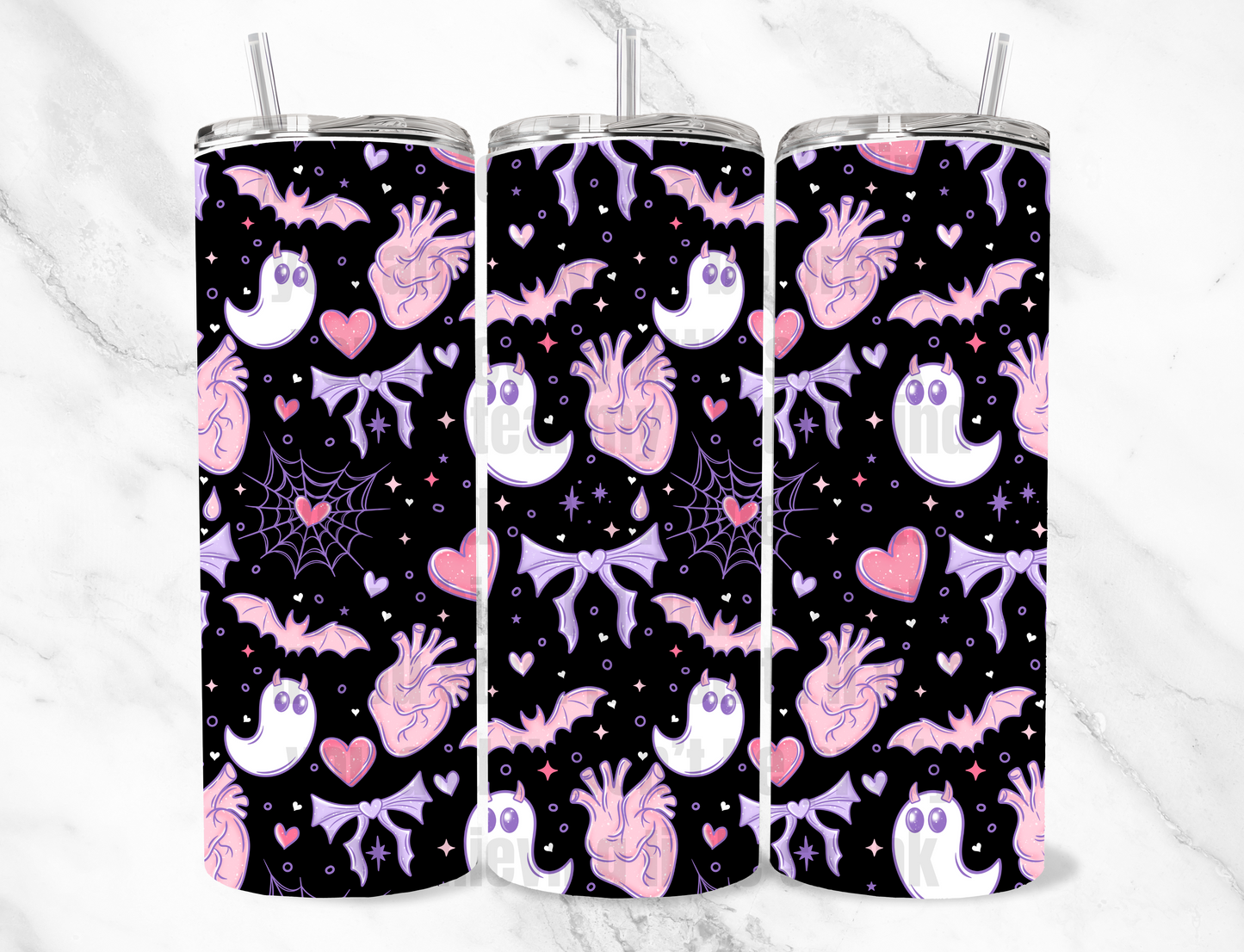 Spooky vday 20z Tumbler Wrap (sublimation transfer)