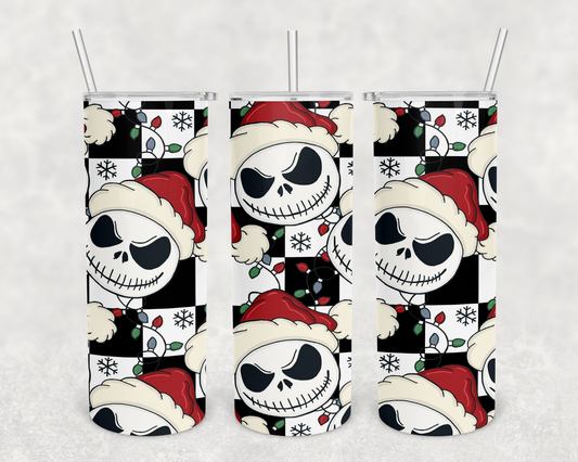 Santa Jack 20z Tumbler Wrap (sublimation transfer)