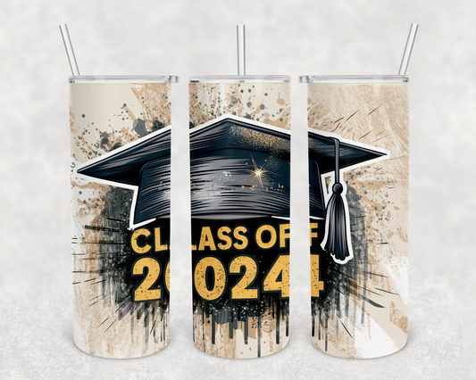 class of 2024 20z Tumbler Wrap (sublimation transfer)