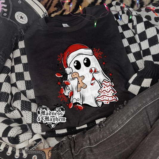 Christmas Cake Ghostie Shirt (finished product)