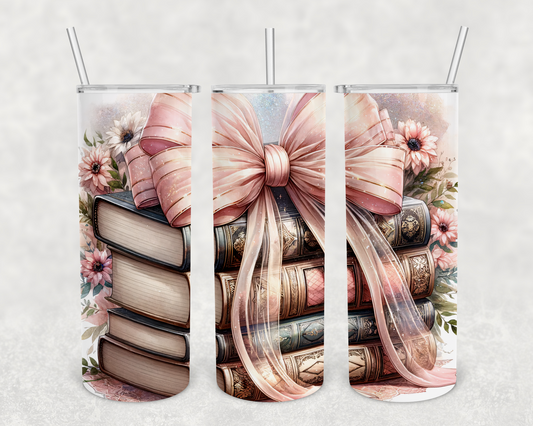 Coquette Books 20z Tumbler Wrap (sublimation transfer)