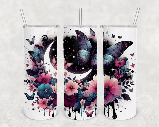 dark moon butterfly 20z Tumbler Wrap (sublimation transfer)